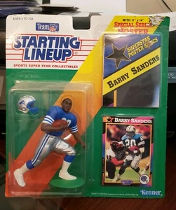 Barry Sanders 1992 Startaufstellung Kenner Lions sehr guter Zustand - Bild 1 von 2