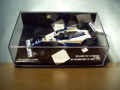 1/43 MINICHAMPS 430 940104 WILLIAMS RENAULT FW16 GP SILVERSTONE 1994 DAMON HILL - Image 1 of 4