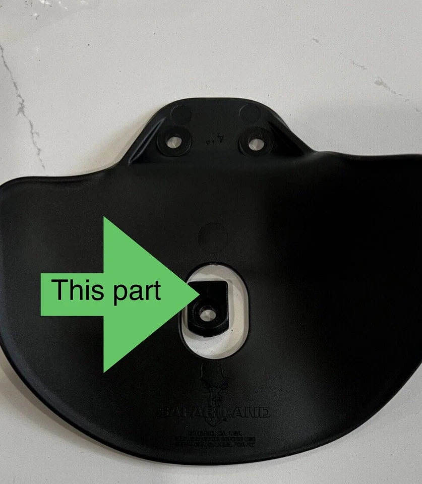 New Safariland 567 Injection Molded Holster belt loop paddle NUB ONLY - Image 1 of 1