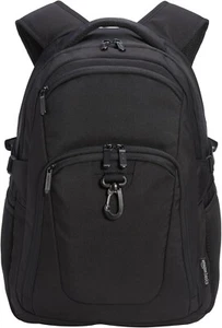 Amazon Basics Travel Laptop Backpack Rucksack for 15.6-Inch Laptop Black - Picture 1 of 7