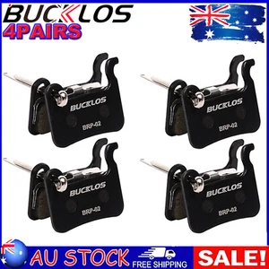 4 pairs BUCKLOS Resin Disc brake pads Mountain Bike for Shimano M06 A01S BR-M800 - Picture 1 of 8
