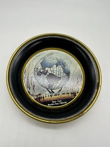 Vintage New York World's Fair 1964-65 Metal Tray Coster Unisphere - Picture 1 of 6