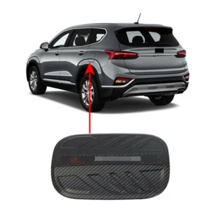 For Hyundai Santa Fe 2019-21 carbon fiber Gas Cap Fuel Tank Moulding Cover trim - Picture 1 of 5