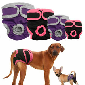 Physiological Pants for Female Dogs Pet Cat Dog Sanitary Nappy Diaper Underwear