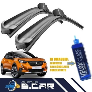 Satz 2 Scheibenwischer Wischerblätter vorne flach für Peugeot 2008 II (600 400)mm - Bild 1 von 11
