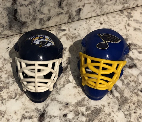 Nashville Predators And St Louis Blues Mini Gumball Plastic NHL Franklin Vintage Cover