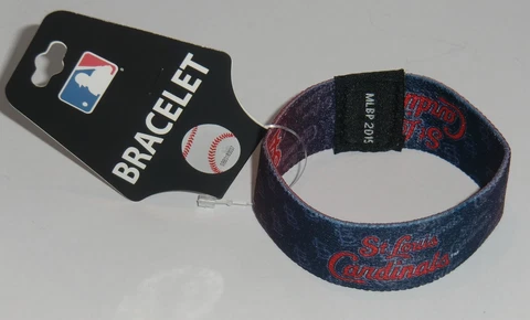 St. Louis Cardinals Stretch Bracelet MLB Licensed Baseball Cover