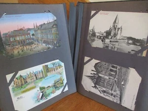 Vintage Postcard Postkarten Book 200 cards rare fragile *shipping included!* - Picture 1 of 12