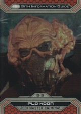 2015 Star Wars Chrome Perspectives Jedi vs. Sith Refractor #8-S Plo Koon