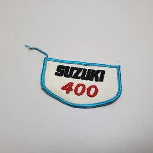 Vintage Sew On Motorcycle Jacket Patch Suzuki  - Picture 1 of 3