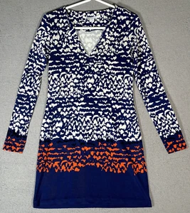 Diane von Furstenberg Naoki Scribble Lines Dress Mini Dress Size 2 Silk Artsy - Picture 1 of 13