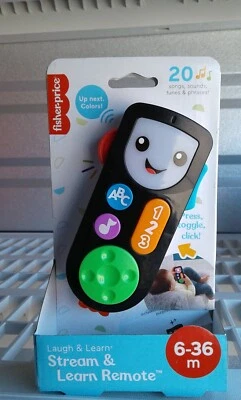 Fisher-Price Laugh & Learn Stream & Learn Remote 6-36m ,Songs,Sounds,Tunes,New - Image 1 of 2