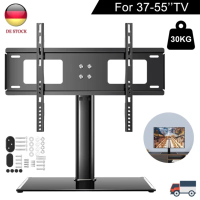 LONENESSL TV STANDFUß TV STÄNDER UNIVERSAL HÖHENVERSTELLBAR FÜR 37-55 ZOLL LCD LED NEU