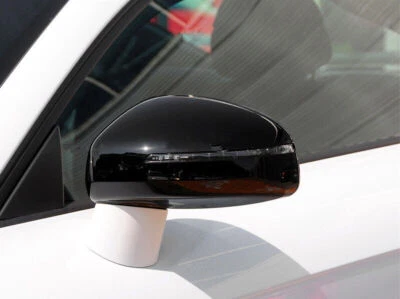 Tapas de espejos laterales negras brillantes para Audi TT TTS RS 8J MK2 2007-2014 R8 2x Foto 1 de 4