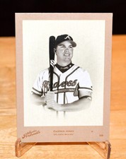 2005 Donruss Studio Series Portraits Sepia /30 - CHIPPER JONES - Atlanta Braves
