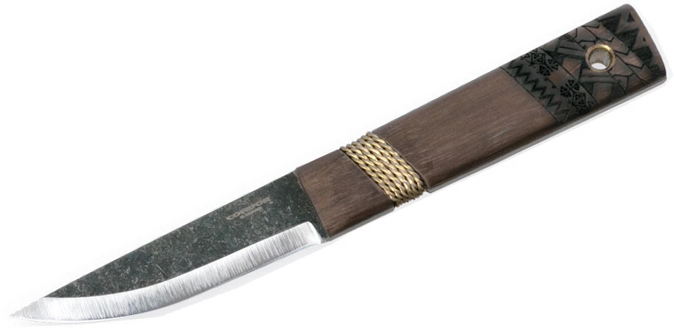 Condor Knives Mini Indigenous Puukko Stainless Fixed Brown Handle Knife 281232hc