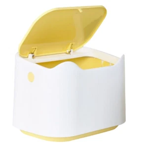 Flip Trash Can Cartoon Shape Countertop Garbage Cans Mini Office - Picture 1 of 12