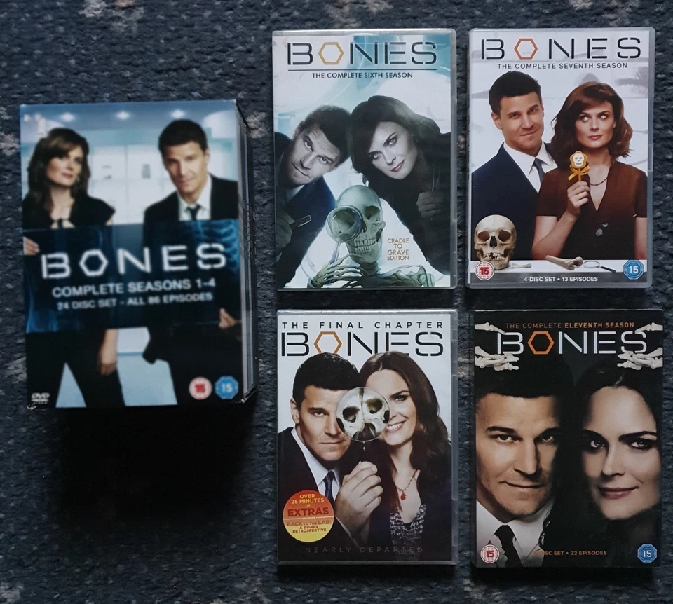 bones dvd collection (1-4, 6, 7, 11, final) - Image 1 of 4