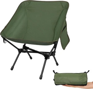 Ultraleichter Campingstuhl, Tragbarer Faltbarer Backpacking Stuhl, Kompakt Camping Ch - Bild 1 von 4