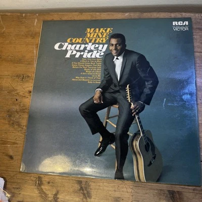 Charley Pride Make Mine Country Vinyl Record LSP-3952 SSR - Image 1 of 4
