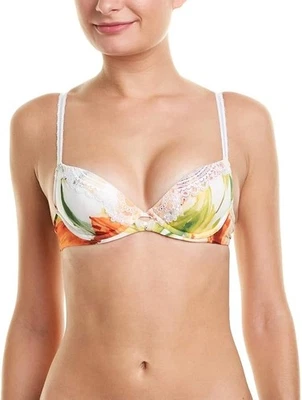 Sutiã Wacoal Feminino Chrystalle Estampa Floral Tulipa Underwire Push-Up Tamanho 36B - Imagem 1 de 4