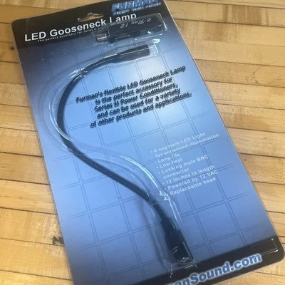 Lâmpada LED pescoço de ganso Furman GN-LED 12 polegadas com conector BNC - Imagem 1 de 4