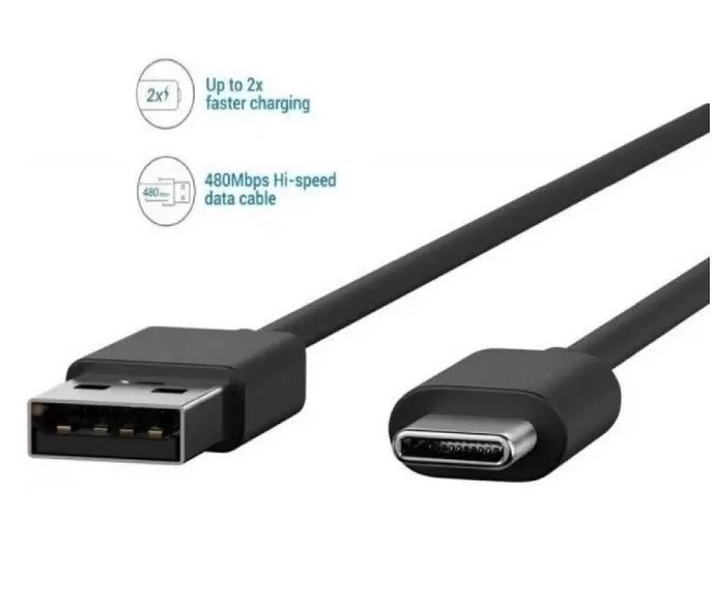 Cable de datos de carga USB tipo C 5G para Samsung Galaxy A14/A13/A12/A32/A03s Foto 1 de 1
