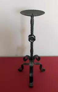 Kerzenständer Kerzenleuchter Schmiedeeisen Handarbeit. Großer Kerzenhalter. - Bild 1 von 6