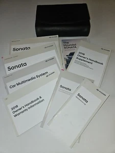 2018 Hyundai Sonata Owners Manual With Case - 8 Booklets - Picture 1 of 5