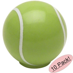 *10 Pack* Cosmas Athleticz Series 67124 Tennis Ball Round Cabinet Hardware Knob  - Picture 1 of 1