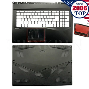 New MSI GE75 RAIDER 8RF 8RE 9SE 9SF 10SFS MS-17E1 Palmrest Case & Bottom Cover - Picture 1 of 8