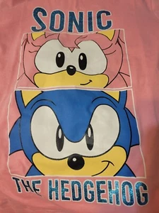 Sonic The Hedgehog Pajama Top Size 12 - Picture 1 of 1