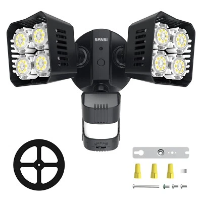 LED Strahler mit Bewegungsmelder Außen Multi-Mode Weitwinkel Wasserschut 36W CE - Bild 1 von 4
