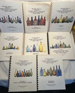 Set Of 8 Digger Odell’s Antique Bottle & Glass Collector Magazine Price Guides - Picture 1 of 17