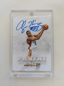 2014-15 Panini Signatures Preferred Alonzo Mourning Auto Gold/10 - Imagen 1 de 2