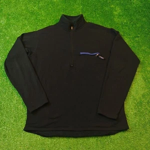 Vintage Patagonia Sweater Herren L/XL 1/3 Zip Schwarz Pullover Freizeit Outdo... - Bild 1 von 12