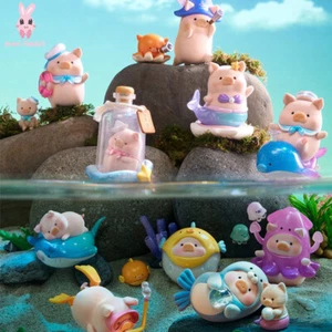 Original Lulu The Piggy Dreamy Blue Ocean Series Action Figure Blind Box Toys - Picture 1 of 21
