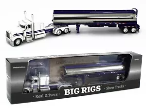 2022 DCP 1:64 *BIG RIGS #8 PMI SNOW WHITE* Peterbilt 389 w/Heil Tanker *NIB* - Picture 1 of 11