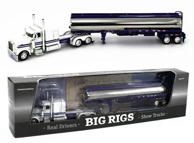 2022 DCP 1:64 *BIG RIGS #8 PMI SNOW WHITE* Peterbilt 389 w/Heil Tanker *NIB* - Image 1 of 4