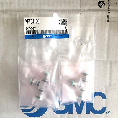 1bag/5PC SMC KPT04-00 Clean One-Touch Fitting For Blowing Systems, Male Brach ✦K • 176.99$