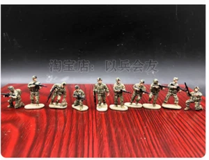 Hand Made 1/72 Modern U.S. Army 10PCS Soldiers Painted Model - Picture 1 of 1