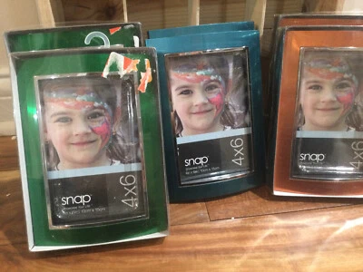 Лот из 2 выбрать цвет Nielsen Bainbridge группы 6 x 4 фоторамки металлический блеск - Изображение 1 из 4