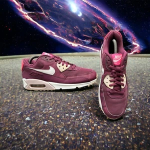 Original Authentic Nike Air Max 90 Essential Villain Red Champagne Pink Größe UK 8 - Bild 1 von 9