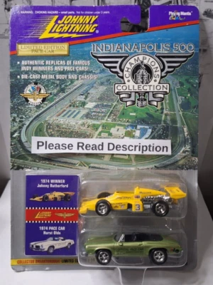 Johnny Lightning Indy 500 Champion 1974 Johnny Rutherford + Hurst Olds - Image 1 of 4