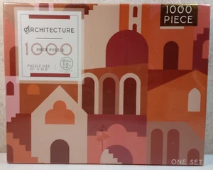 New Sealed RMS International Architecture 1000 Piece Jigsaw Puzzle 27x21 - Picture 1 of 5