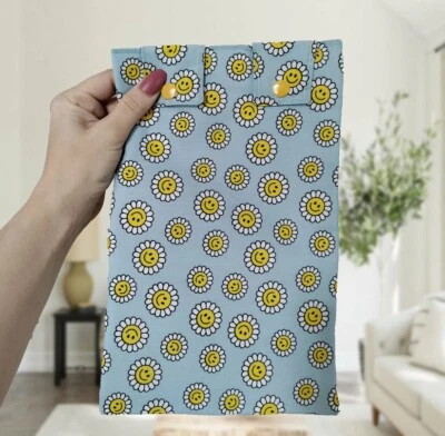 SEWPHISTICATION MEDICAL Smiley Flower catheter leg bag cover, medical bag covers, urology, urine bag,