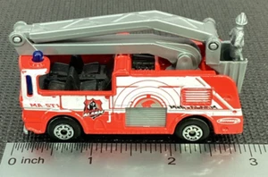1981 Matchbox Snorkel Fire Truck 1091 - Metro Alarm MA-ST1 - Picture 1 of 9