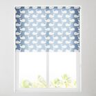 Blue Whales Daylight Moisture Resistant Roller Blind - FREE CUT TO SIZE SERVICE