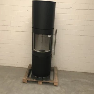 Kaminofen Thermia Xena XL Stahl schwarz <2014> B-Ware Schwedenofen rund Kamin - Bild 1 von 5