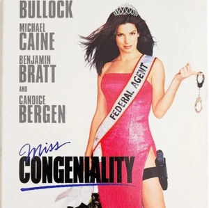 2001 Miss Congeniality Vintage VHS Comedy Suspense Sandra Bullock - Picture 1 of 2